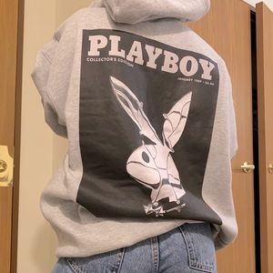 Missguided Playboy sweatshirt dress